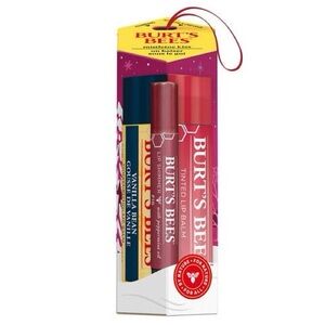 Burt’s Bees Bundle of 3 Tinted Shimmer Vanilla Bean Chapsticks, NWT